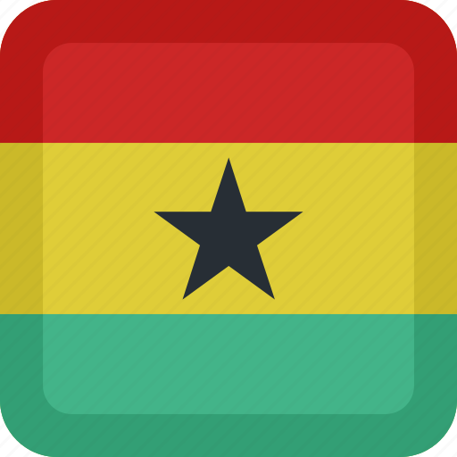 Ghana, country, flag, national icon - Download on Iconfinder