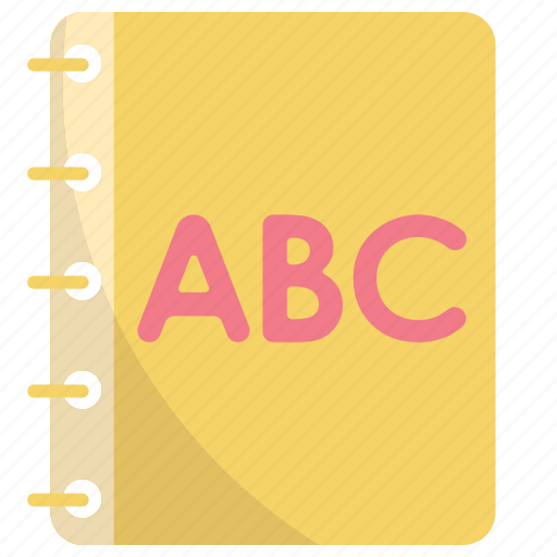 Book, education, study, abc, alphabet, letter, knowledge icon - Download on Iconfinder