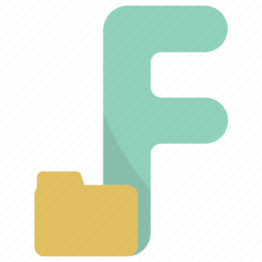 F, alphabet, education, letter, text, abc, consonant icon - Download on Iconfinder