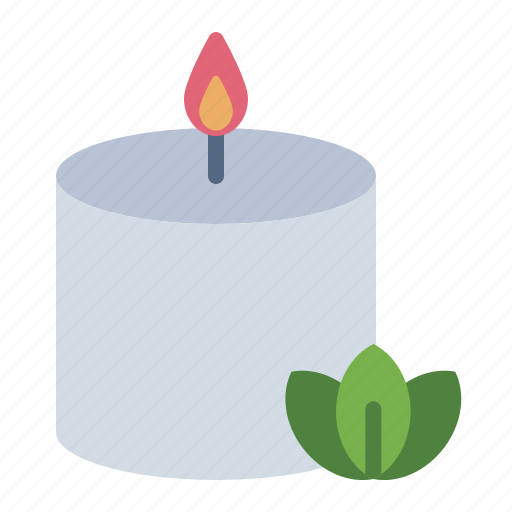 Candle, therapy, sauna, spa, aromatherapy, wax, herb icon - Download on Iconfinder