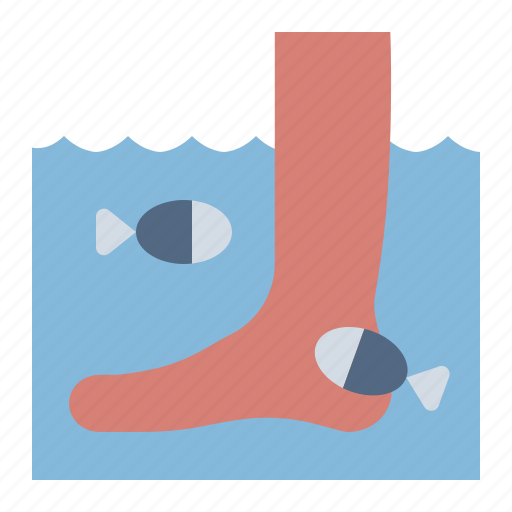 Fish, therapy, relaxation, foot, pedicure, spa icon - Download on Iconfinder