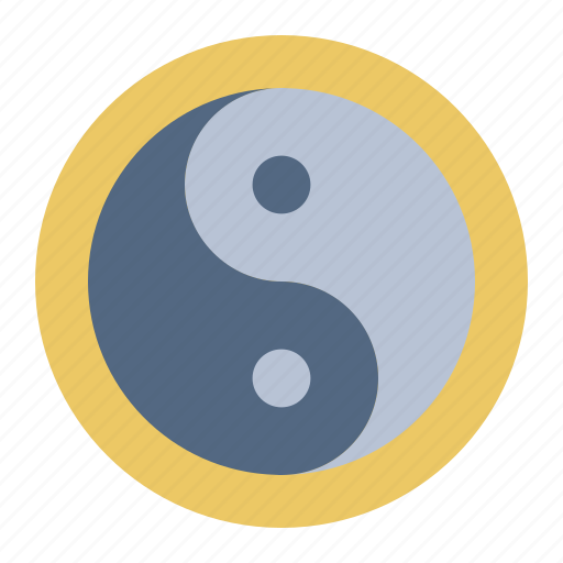 Yinyang, balance, taoism, culture, asian, philosophy, spiritual icon - Download on Iconfinder