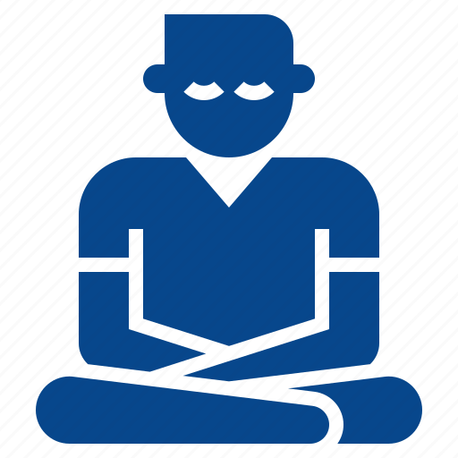 Meditation, mind, relaxation, spirit, vipassana icon - Download on Iconfinder