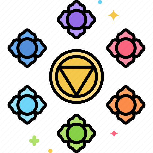 Chakras, chakra, energy, light, power icon - Download on Iconfinder