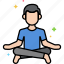 meditation, relax, exercise, pose 