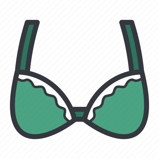 Bra, green, fashion, women icon - Download on Iconfinder