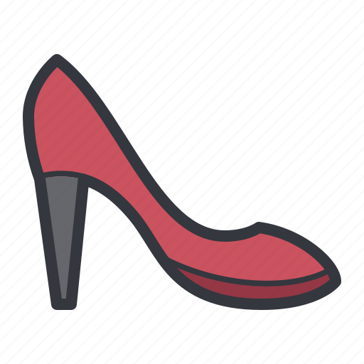 Heel, high, red, fashion, shoes icon - Download on Iconfinder