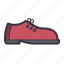 red, shoe, fashion, footwear 