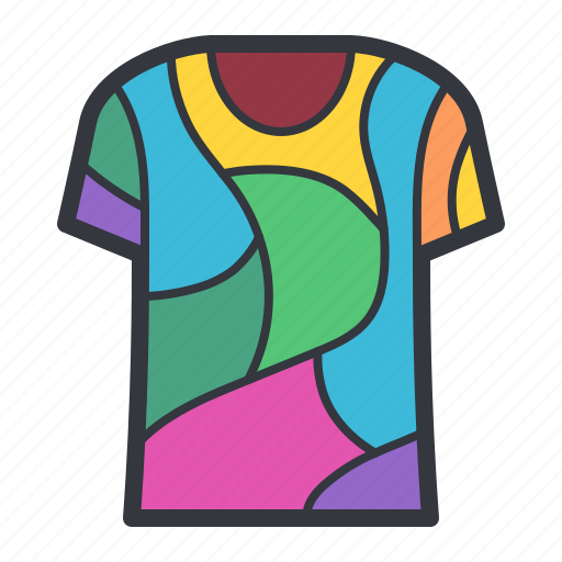 Dye, tie, tshirt, colorful icon - Download on Iconfinder