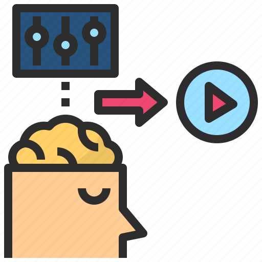 Behavioral, brain, character, control, play icon - Download on Iconfinder