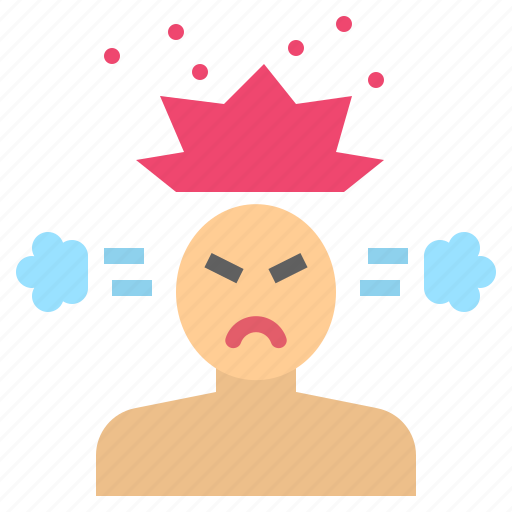 Angry, irritability, petulant, rage, upset icon - Download on Iconfinder