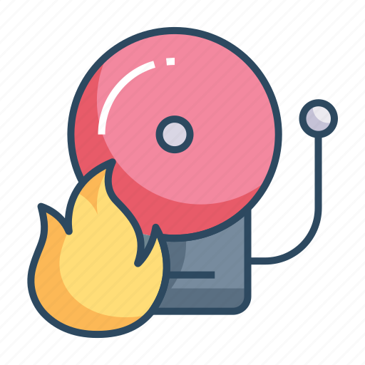 Fire, alarm, bell icon - Download on Iconfinder
