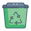 recycle, bin, ecology 