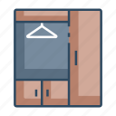 wardrobe, furniture, interior