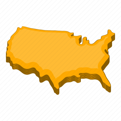 American, country, location, map icon - Download on Iconfinder