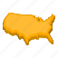 american, country, location, map 