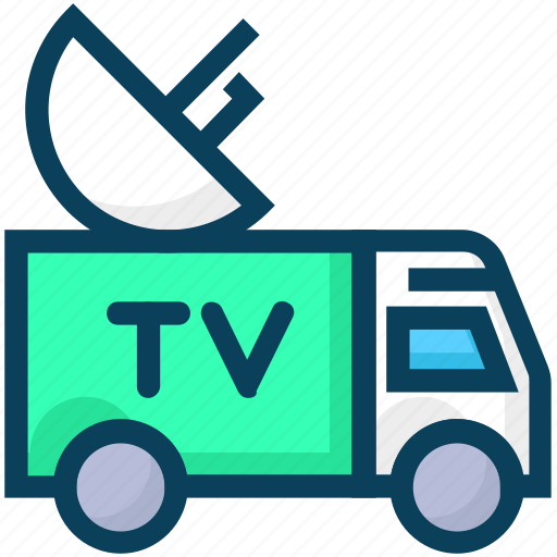 American football, live, match, sports, tv, van icon - Download on Iconfinder