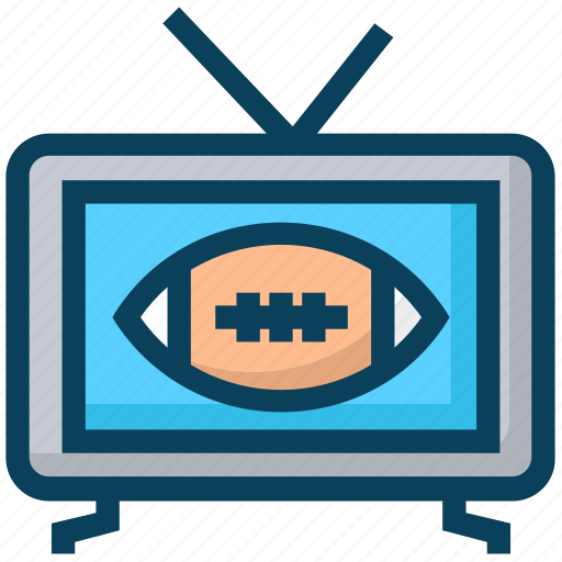 American football, rugby, sports, streaming, television, tv, watch icon - Download on Iconfinder