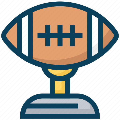 American football, cup, rugby, sports, trophy, winner icon - Download on Iconfinder
