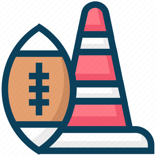 American football, cone, rugby, soccer, sports icon - Download on Iconfinder