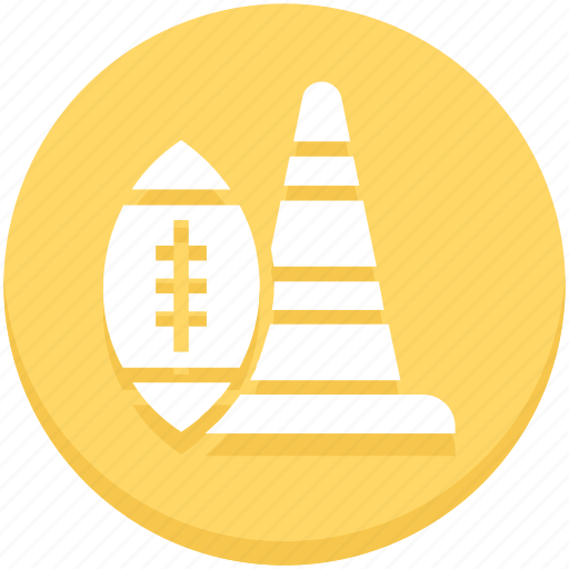 American football, cone, rugby, soccer, sports icon - Download on Iconfinder