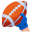 touchdown, american, football, gridiron, sports, competition, hands 
