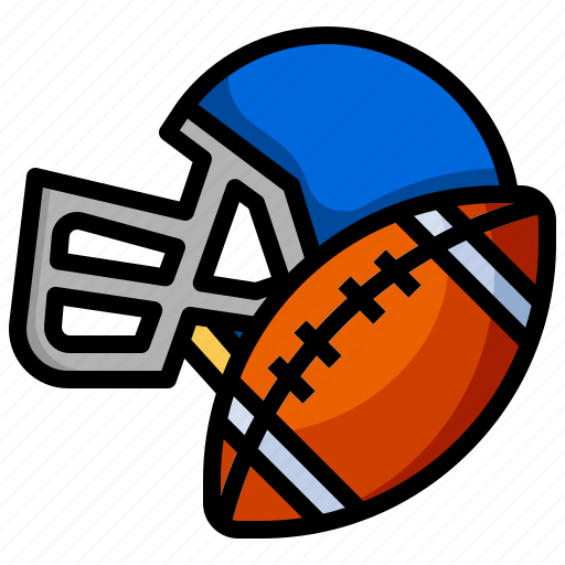 American, football, rugby, ball, sports, competition, team icon - Download on Iconfinder
