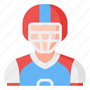 american football, football, rugby, gridiron football, player, athlete, avatar