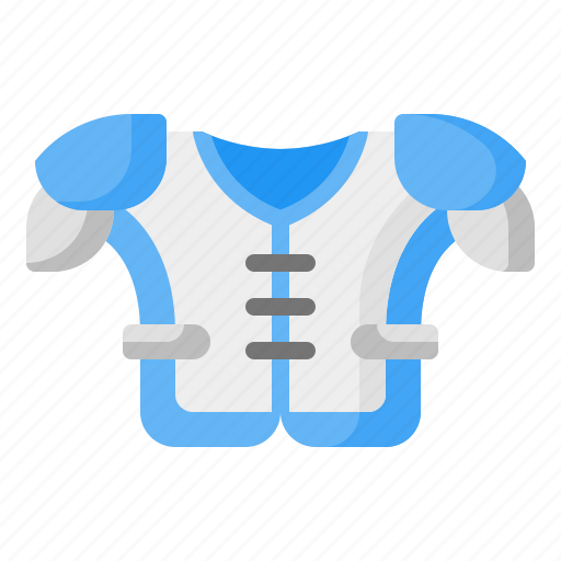 Shoulder pad, shoulder pads, protection, american football, football, rugby, equipment icon - Download on Iconfinder