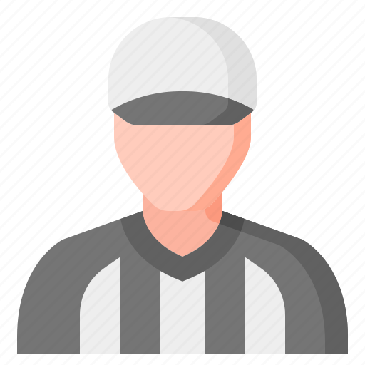 Referee, judge, american football, football, rugby, avatar, sport icon - Download on Iconfinder