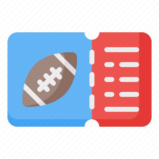 Ticket, match, game, american football, rugby, entertainment, sport icon - Download on Iconfinder