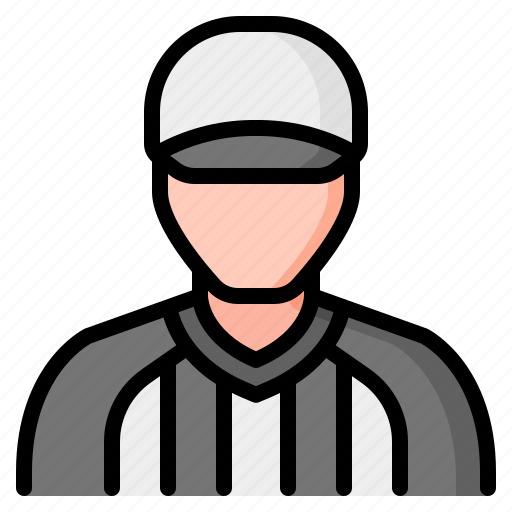 Referee, judge, american football, football, rugby, avatar, sport icon - Download on Iconfinder