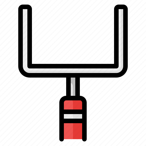 Goal post, goal, point, american football, football, rugby, gridiron football icon - Download on Iconfinder