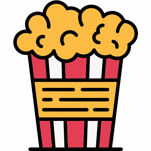 Popcorn, cinema, dessert, fastfood, film, food, sweet icon - Download on Iconfinder