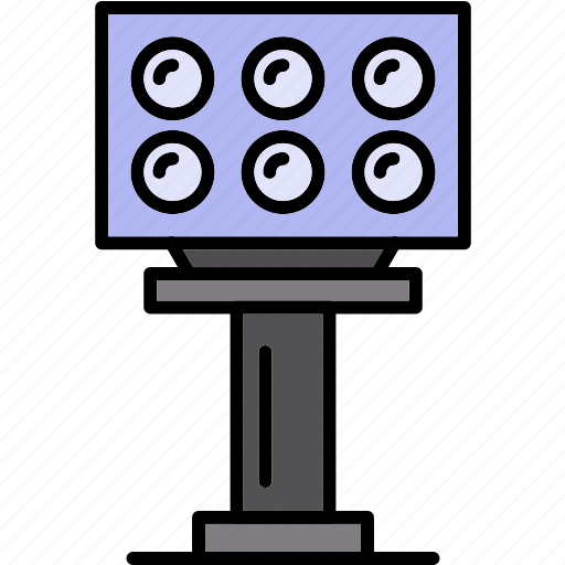 Stadium, light, arena, lamp, sport icon - Download on Iconfinder