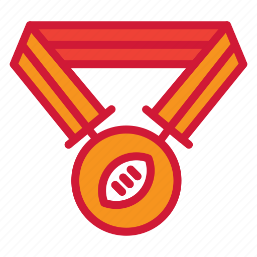 Football, medal, american, winner icon - Download on Iconfinder