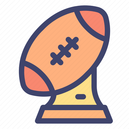 American, football, rugby, champion, award, trophy icon - Download on Iconfinder