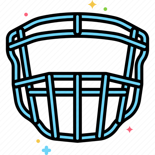 American football, face, mask icon - Download on Iconfinder