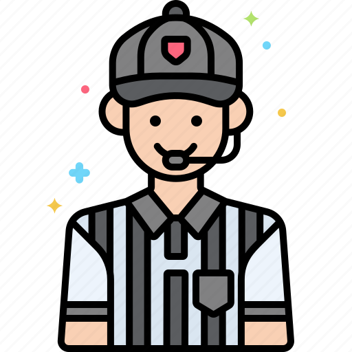 American football, field, judge, referee icon - Download on Iconfinder