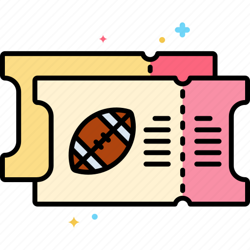 American football, game, sport, ticket icon - Download on Iconfinder