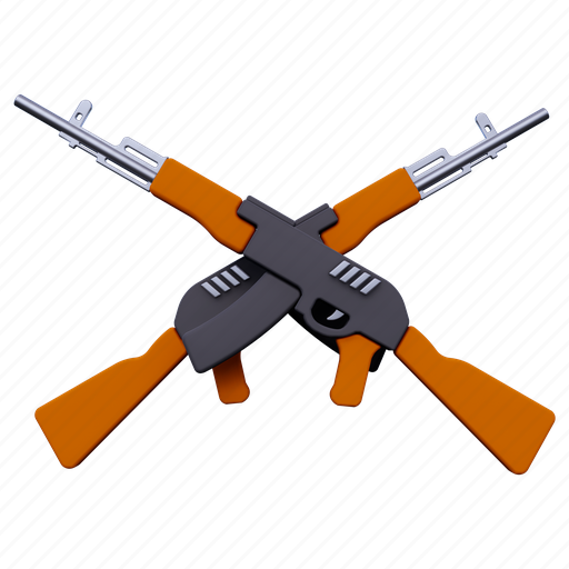 Weapon, shooting, pistol, army, gun, knife, military 3D illustration - Download on Iconfinder