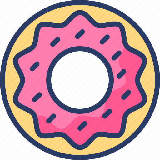 Chocolaty, creamy, delicious, dessert, donuts, food, sweet icon - Download on Iconfinder