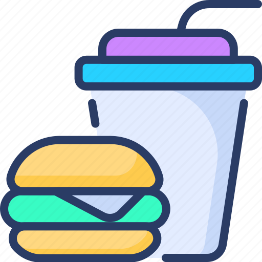 Drinks, fast, food, hamburger, junk, unhealthy, unhygienic icon - Download on Iconfinder