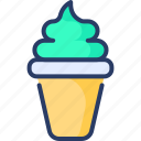 cone, creamy, delicious, dessert, flavored, ice cream, sweet