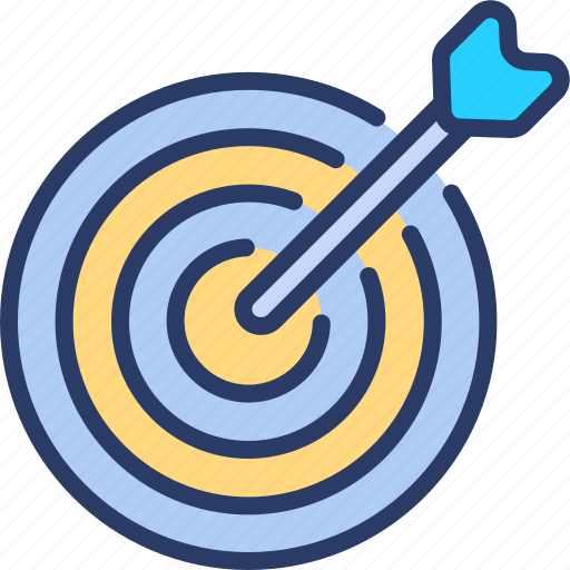 Aim, archery, arrow, bullseye, goal, practice, target icon - Download on Iconfinder