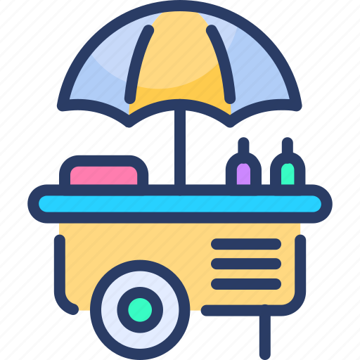Drinks, fast food, food, ice cream, stall, stand, street icon - Download on Iconfinder