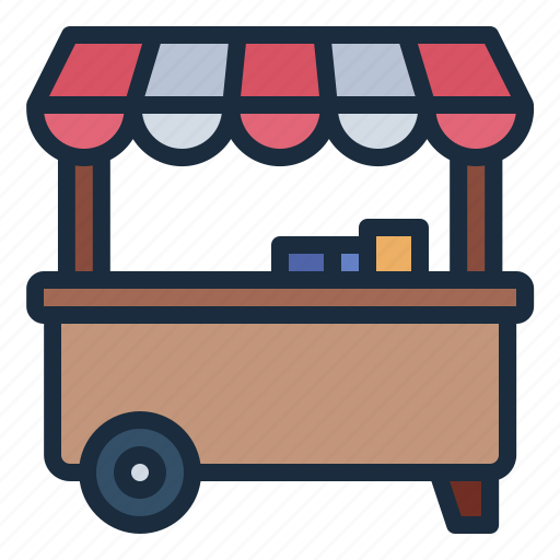 Cart, restaurant, food cart, food street icon - Download on Iconfinder