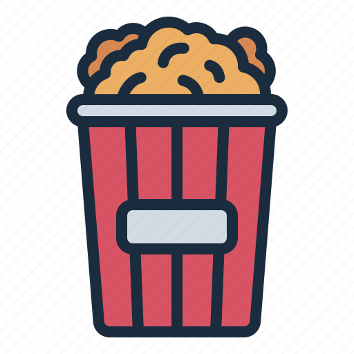 Popcorn, food, teather, cinema, festival, carnival icon - Download on Iconfinder
