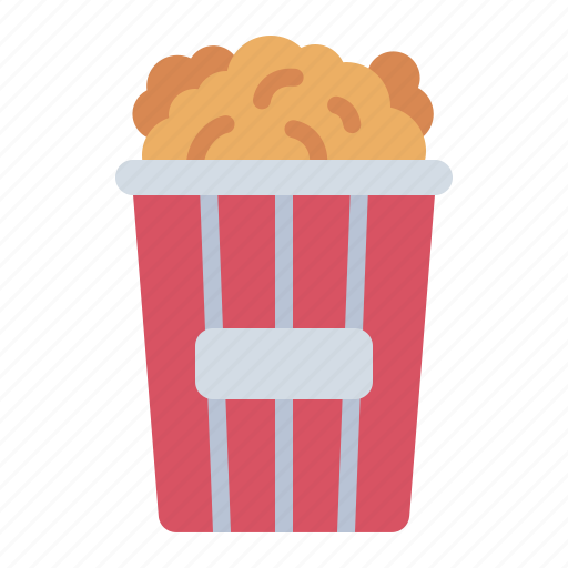 Popcorn, food, teather, cinema, festival, carnival icon - Download on Iconfinder