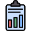 clipboard, graph, statistics, info, graphic, report, stats 